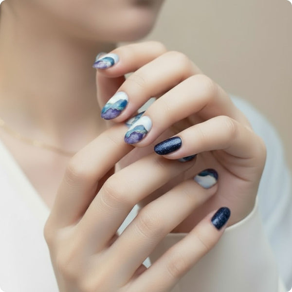 Gel Sheets - Mystic Marble - Nooves Nails 