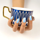 Folhas de Gel - Blue Sky - Nooves Nails 