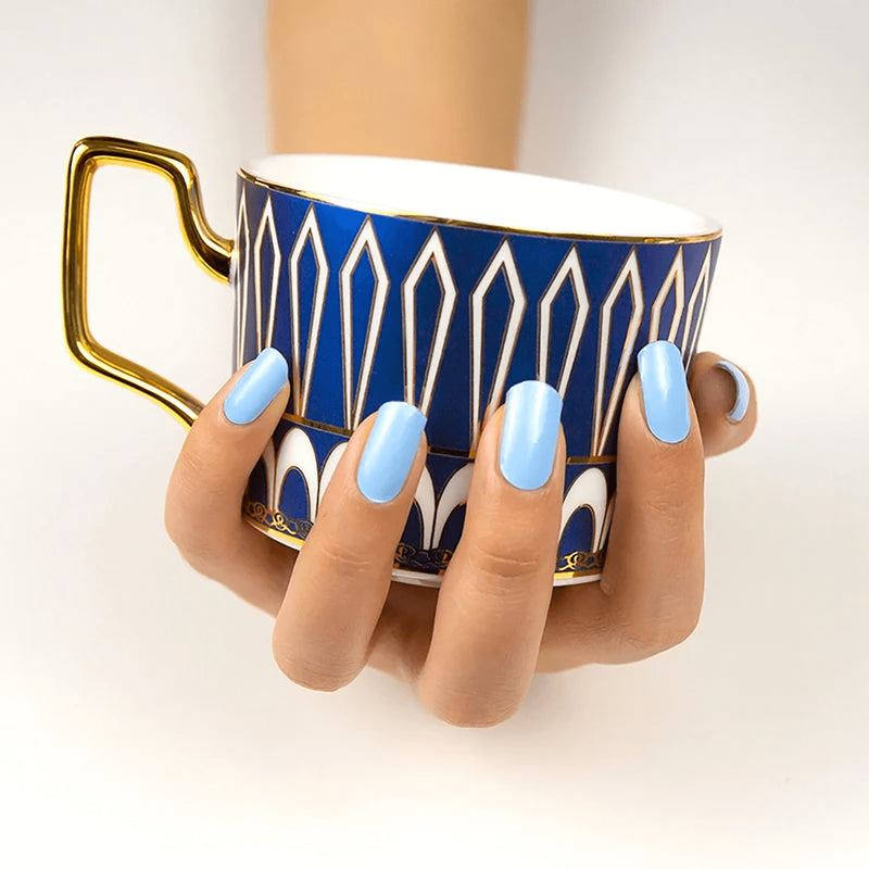 Folhas de Gel - Blue Sky - Nooves Nails 