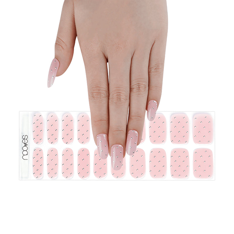 Kit de uñas de gel Folhas de Gel - Crystal Rose - Nooves Nails  - Fácil aplicación sin torno