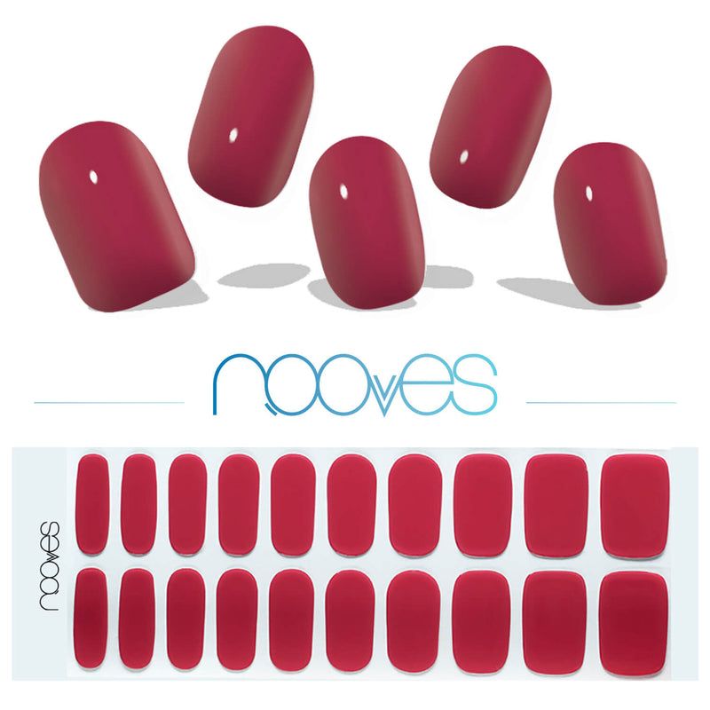 Láminas resistentes al agua Láminas de Gel - Strawberry - Nooves Nails - Duración más de 14 días