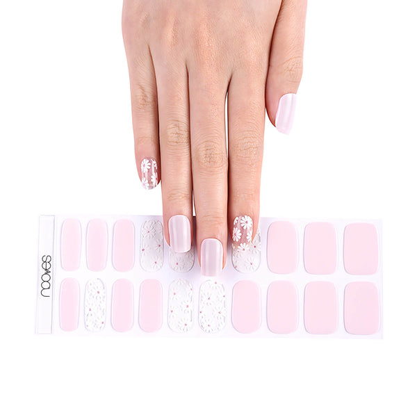 Gel Sheets - Daisy Pink - Nooves Nails 
