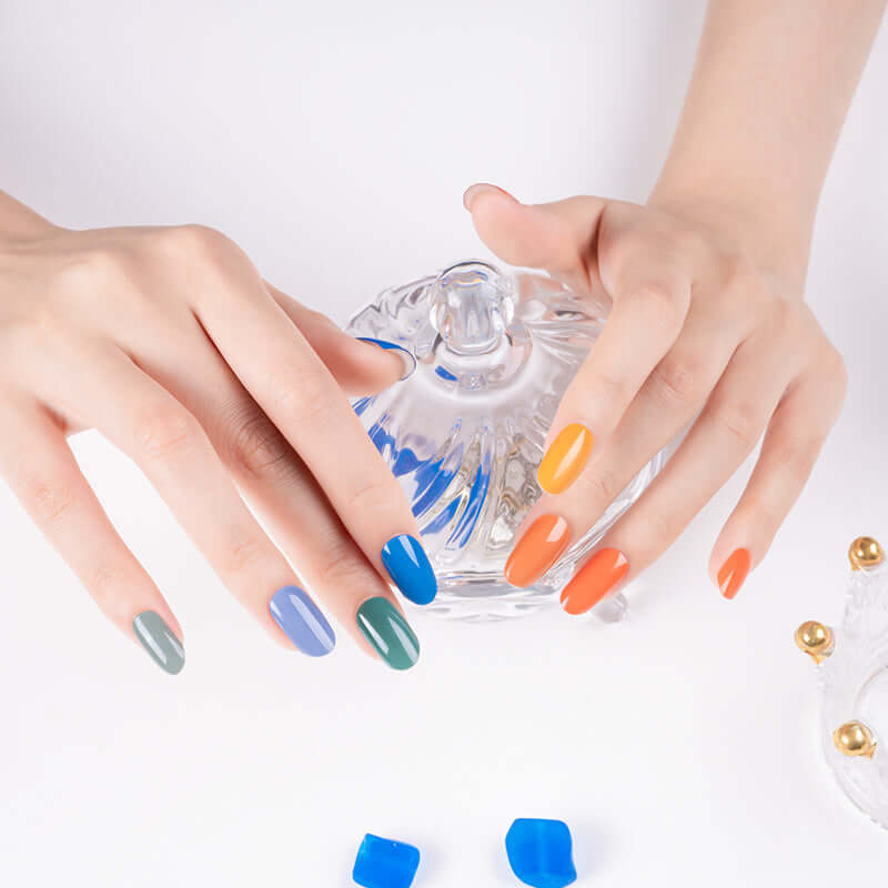 Kit de uñas de gel Láminas de Gel - Nature´s Canvas  - Nooves Nails - Fácil aplicación sin torno
