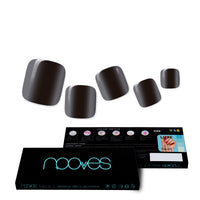 Pedi Gel Nails - Noir Onix - Nooves Nails