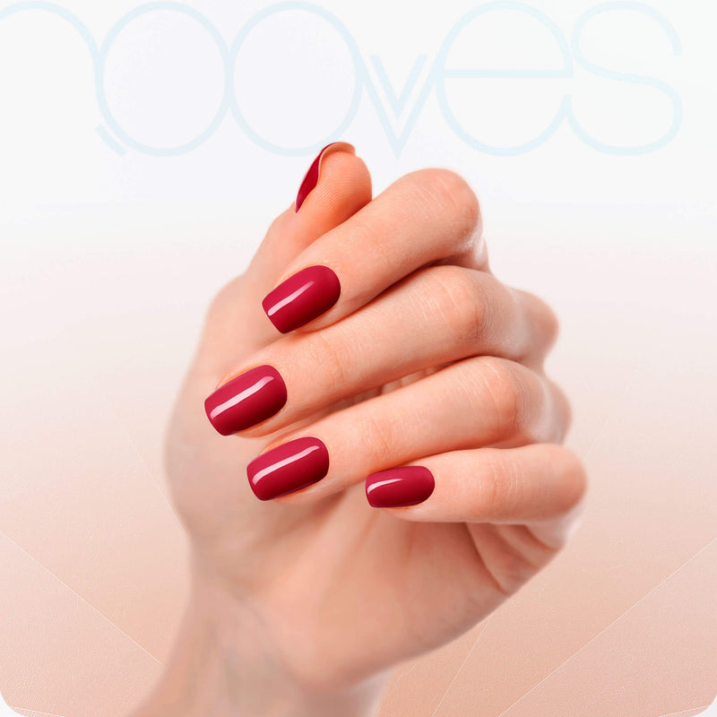 Tendencia manicura Láminas de Gel  - Je t'aime- Nooves Nails - Estilo moderno y elegante