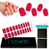 Láminas de Gel  - Ruby Glaze - Nooves Nails