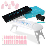 Pack Lámina de uñas de gel Premium precurado Nooves Diseños Art Design + Lámpara uñas UV/LED PORTÁTIL 8w