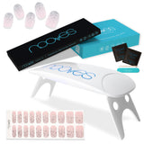 Pack Lámina de uñas de gel Premium precurado Nooves Diseños Art Design + Lámpara uñas UV/LED PORTÁTIL 8w