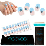 Gel Nail - Papillon Blue - Nooves Nails