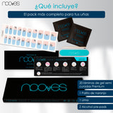 Gel Nail - Papillon Blue - Nooves Nails