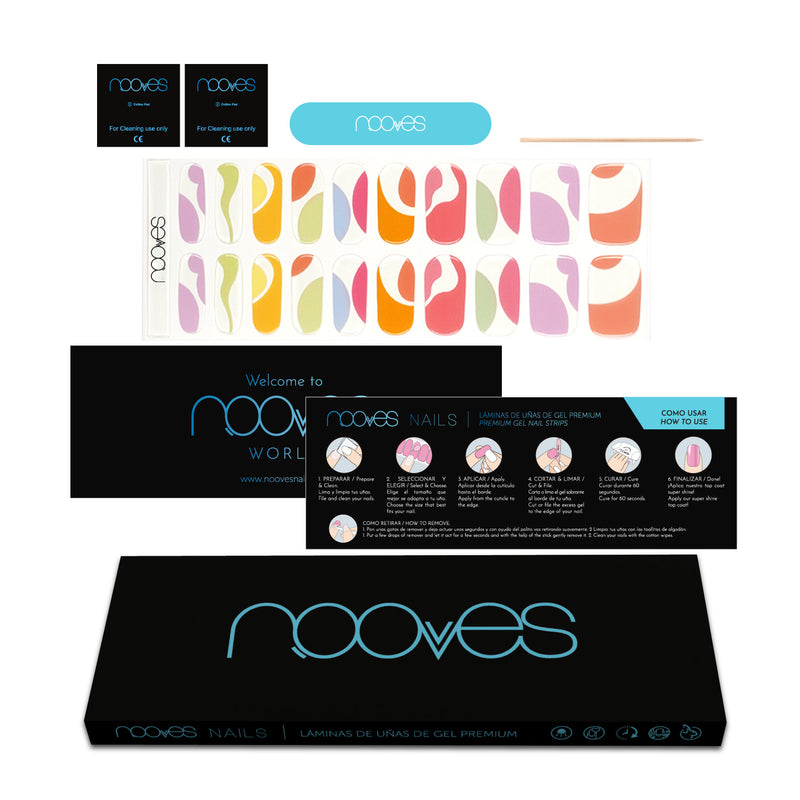 Folhas de Gel - Paradise - Nooves Nails 