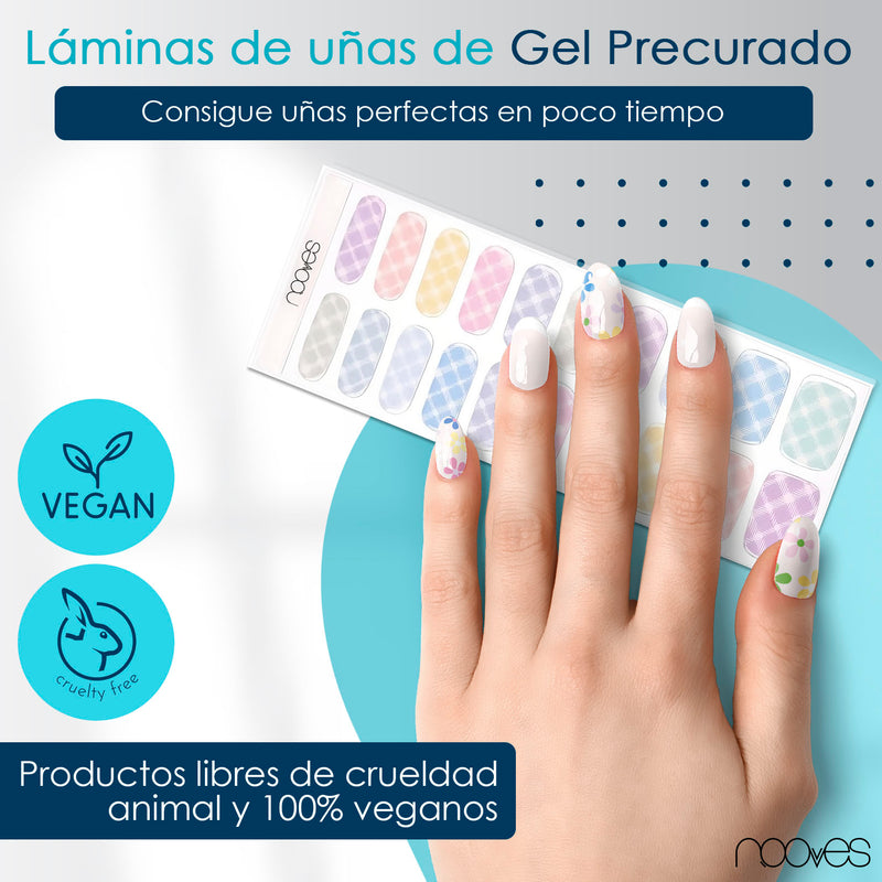 Textura y grosor láminas PatchWork - Gel auténtico semicurado al 60%