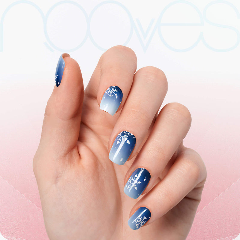Láminas resistentes al agua Láminas de Gel - Polar Chill - Nooves Nails - Duración más de 14 días