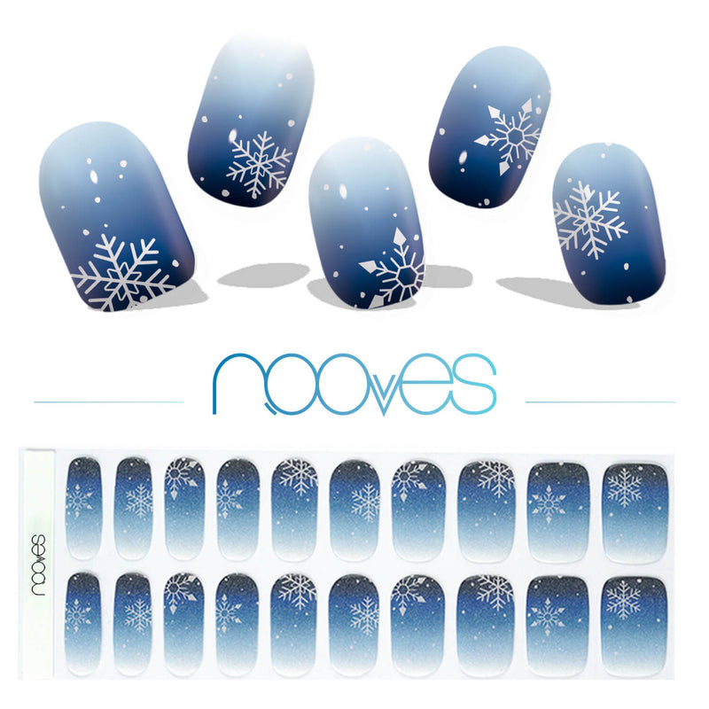 Láminas de Gel Semicuradas Láminas de Gel - Polar Chill - Nooves Nails - Calidad Profesional Nooves