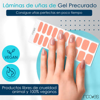 Ver detalle Láminas de Gel - Powder Blush- Nooves Nails 6