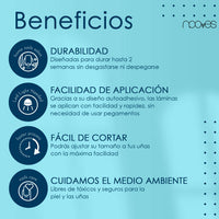 Ver detalle Láminas de Gel - Powder Blush- Nooves Nails 9