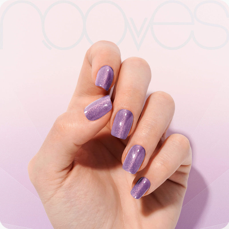 Láminas de Gel - Purple Twist  - Nooves Nails