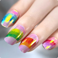 Gel Sheets - Rainbow Star - Nooves Nails
