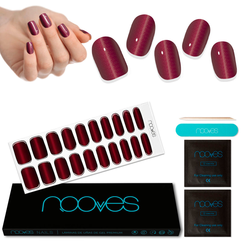 Gel Nail - Red Cat - Nooves Nails