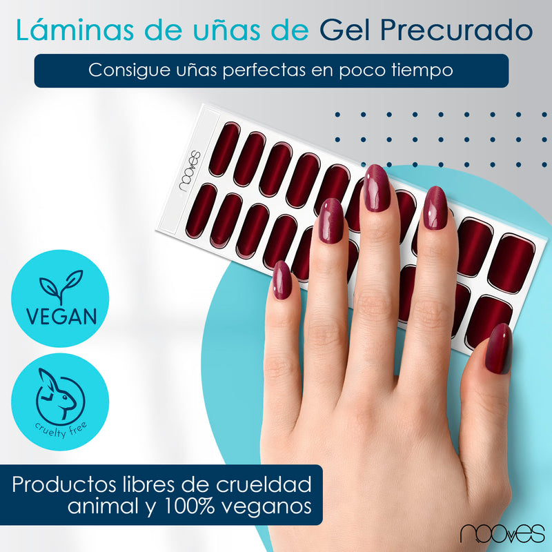 Gel Nail - Red Cat - Nooves Nails