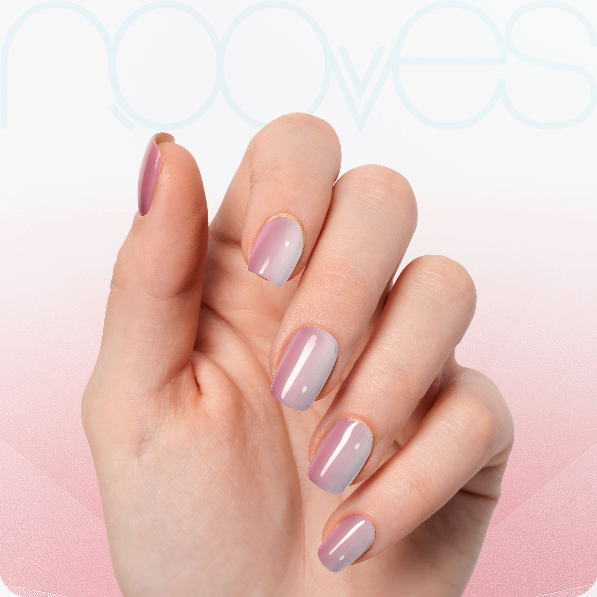 Gel Sheets - Rose Petal - Nooves Nails 