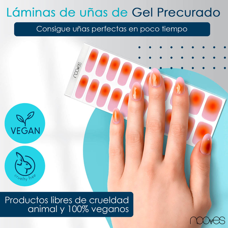 Gel Sheets - Rosy Mirage - Nooves Nails