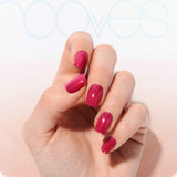 Láminas de Gel  - Ruby Glaze - Nooves Nails