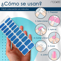 Ver detalle Láminas de Gel  - Sea Water - Nooves Nails 6