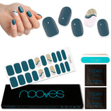 Pack Lámina de uñas de gel Premium precurado Nooves Diseños Navidad + Lámpara uñas UV/LED PORTÁTIL 8w