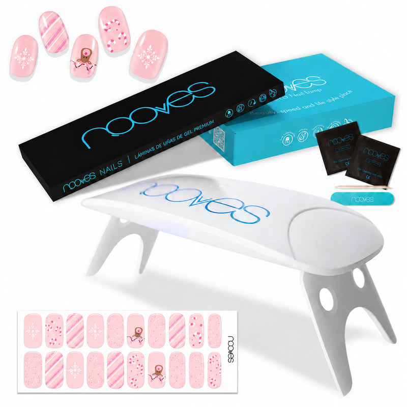 Pack Lámpara NOOVES con láminas de gel semicurado Silent Snow, imagen 1