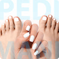 White Summer Pack – 2-pack of nail foils for manicure and pedicure