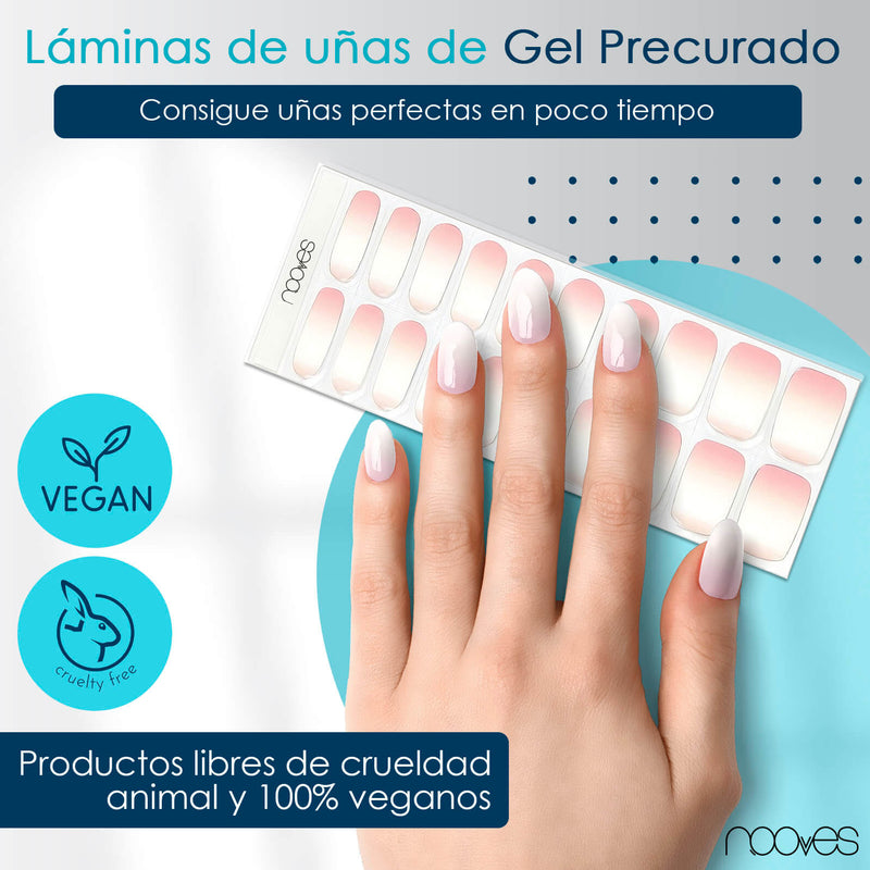 Detalle adicional Láminas Láminas de Gel - Soft Fade - Nooves Nails - Vista 11