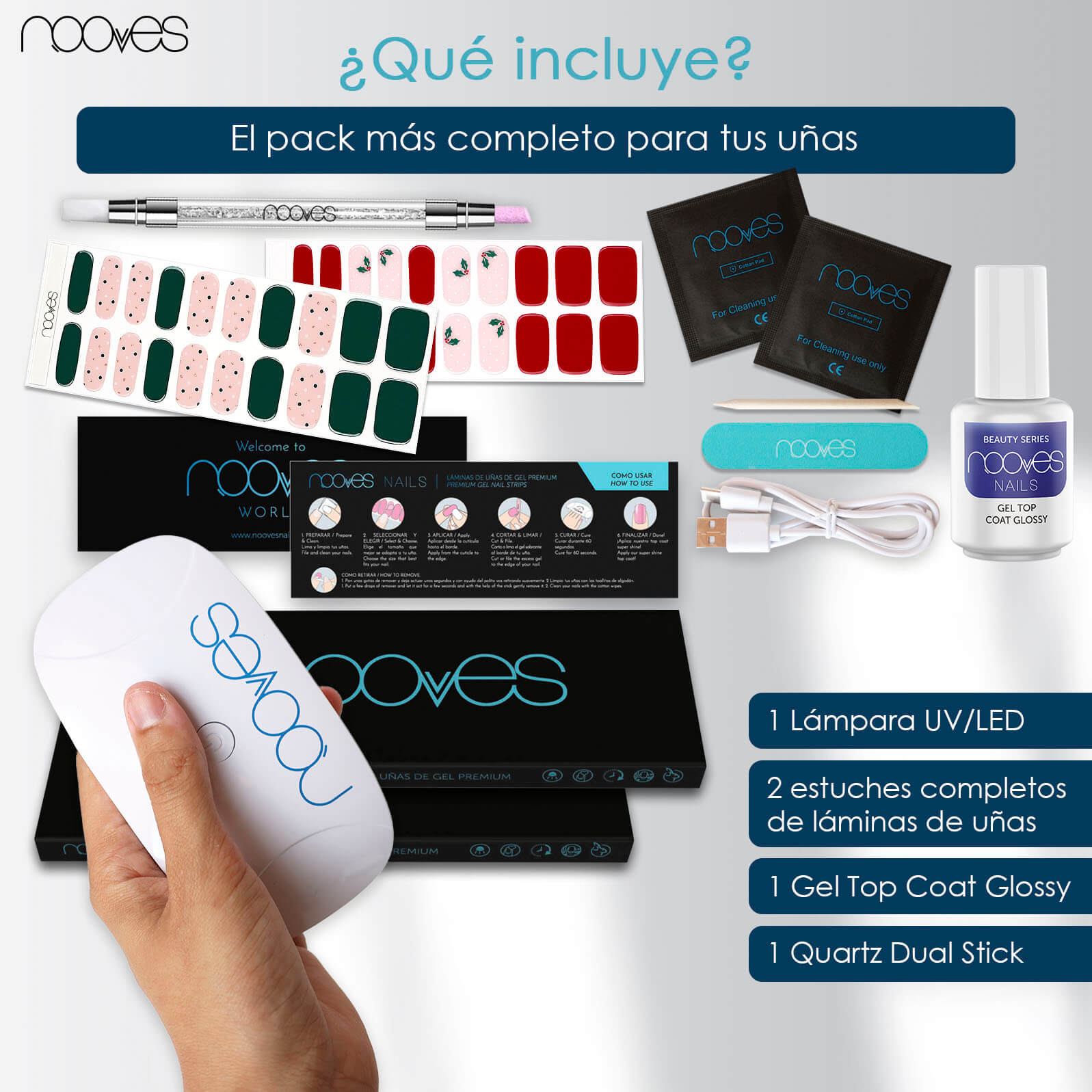 Starter Kit Beauty Natal - Pacote de Iniciação com Top Coat - Aurora - Christmas Kiss