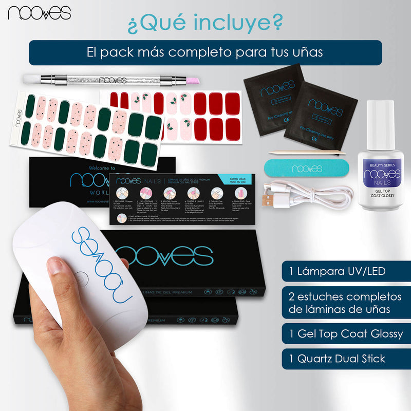 Starter Kit Beauty Natal - Pacote de Iniciação com Top Coat - Aurora - Christmas Kiss