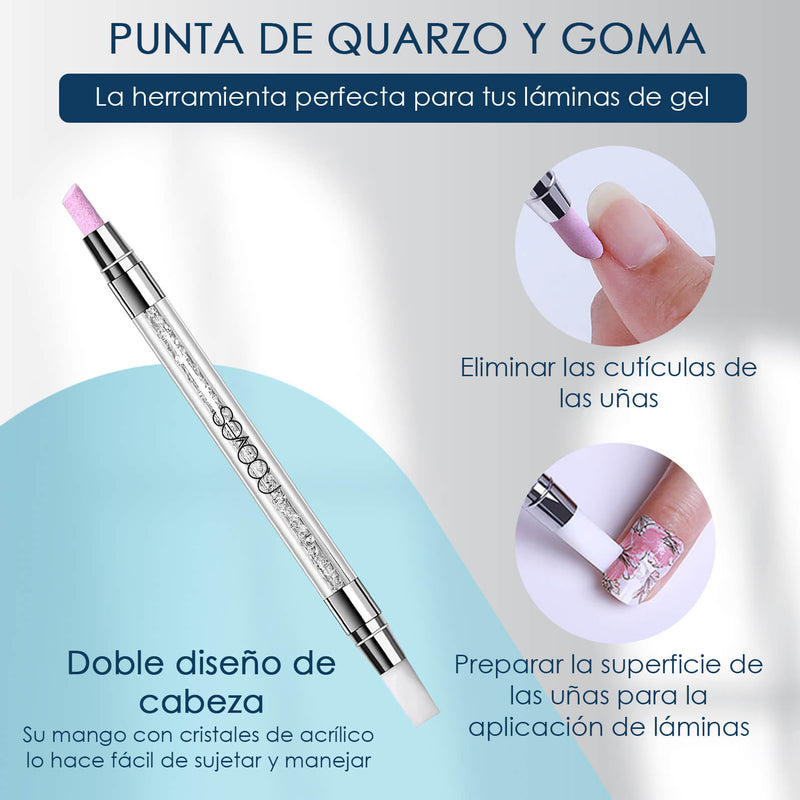 Complete Beauty Starter Kit - Initiation Pack with Top Coat and Nail Remover - Kit Personalizable con Lámpara y Top Coat 6