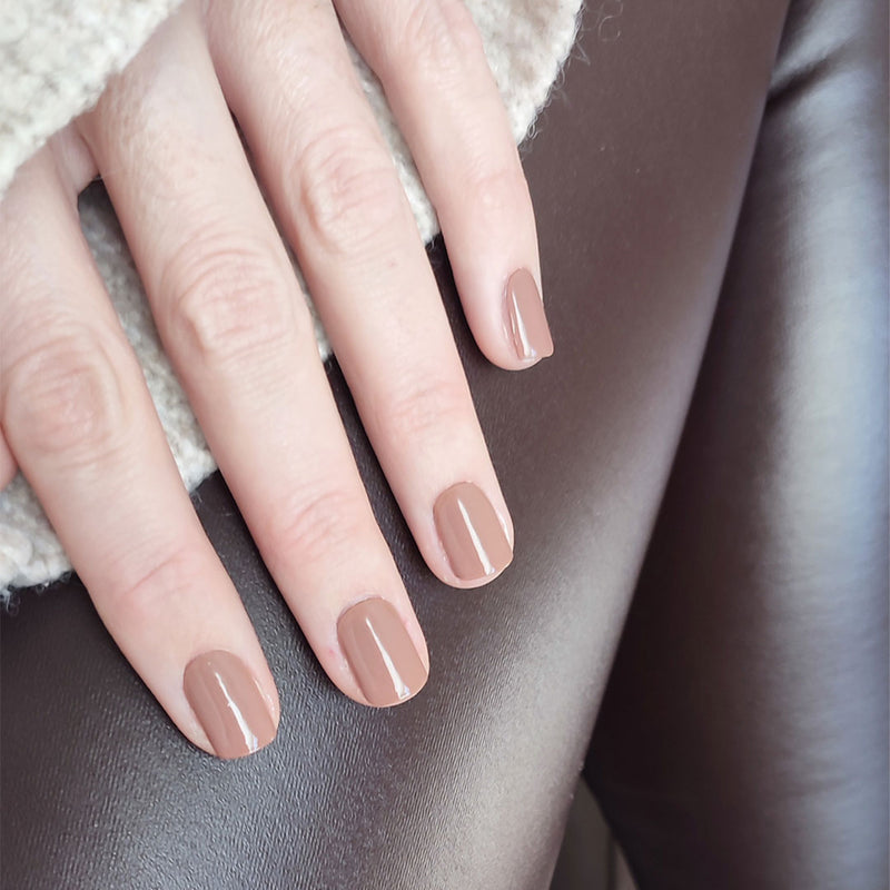 Diseño de uñas Folhas de Gel - Terra - Nooves Nails  - Veganas, Cruelty-Free y Hema-Free