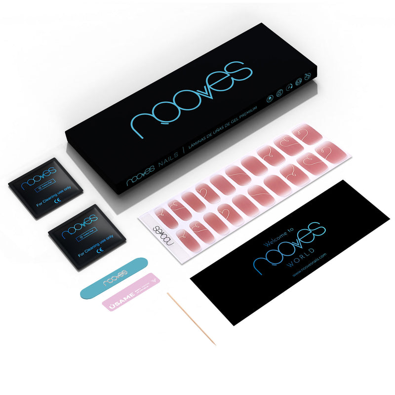 Gel Sheets - Latte Romance - Nooves Nails 