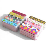 Pack of 5 Decorated Nail Files for Manicure and Pedicure - Double-sided use