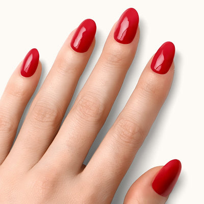 Lámina de gel Crimson Red - rojo intenso para traje de flamenca NOOVES