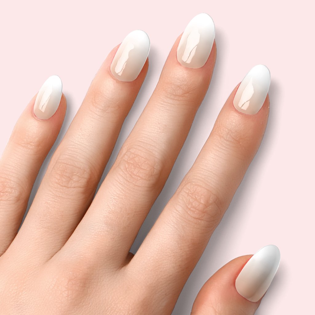 Folhas de gel NOOVES Nude Baby Boomer - Elegante Ombré Pastel