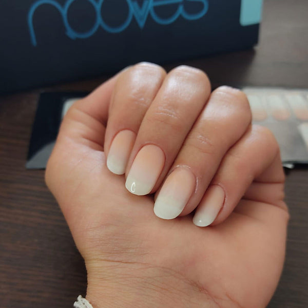 Láminas de Gel - Nude Baby Boomer - Nooves Nails