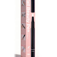 Caja rosa del Nail Beauty Pen 2 en 1 de NOOVES con el bolígrafo y los pasos de aplicación