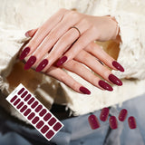 Wine Nights Pack – 2-Sheet Nail Wraps for Manicure and Pedicure