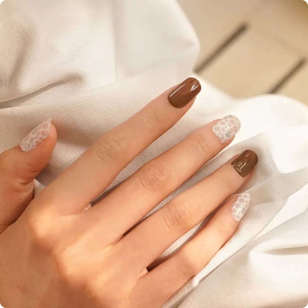 Diseño de uñas Láminas de Gel - Suzanne - Nooves Nails - Veganas, Cruelty-Free y Hema-Free