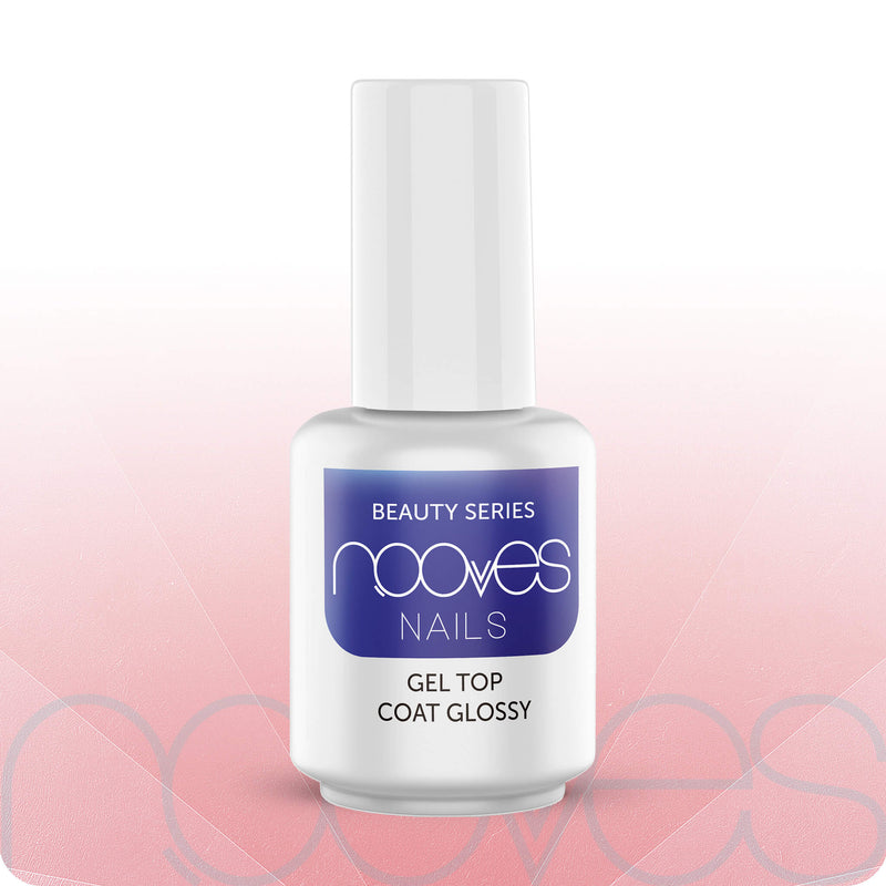 Gel Top Coat Glossy 15ml - Nooves Nails