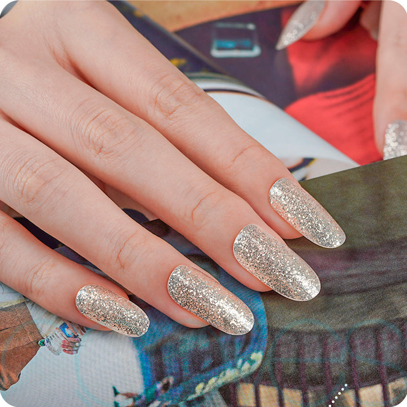 Láminas de Gel Semicuradas Folhas de Gel - Night Out - Nooves Nails  - Calidad Profesional Nooves