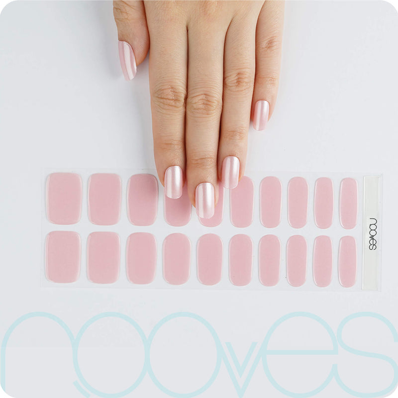 Cómo quedan las uñas de gel Láminas de Gel - Star Dancer - Nooves Nails - Antes y después