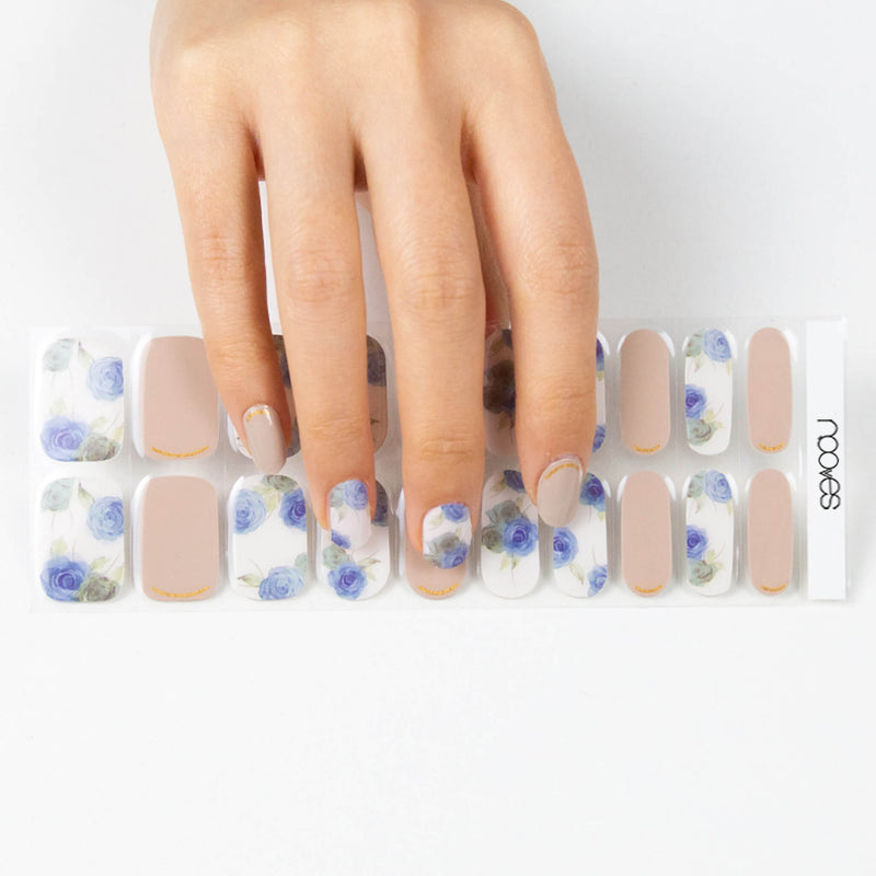 Láminas de Gel - Elegant Floral - Nooves Nails