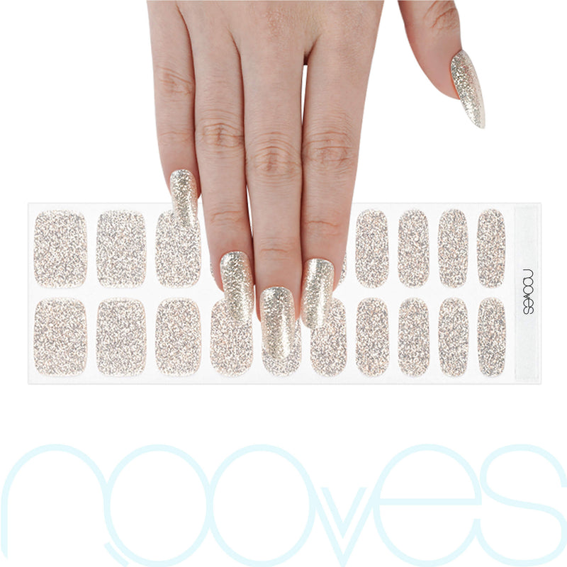 Resultado Manicura en casa con Folhas de Gel - Night Out - Nooves Nails  - Acabado Natural