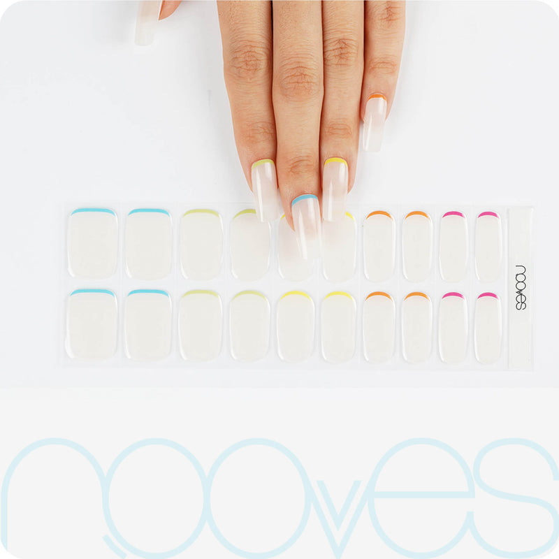 Kit de uñas de gel Folhas de Gel - Sweet Petals - Nooves Nails  - Fácil aplicación sin torno